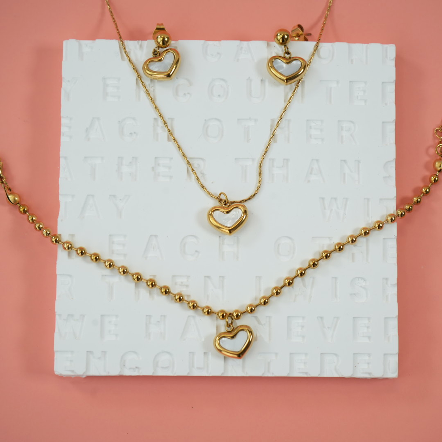"You are my heart" Jewelry Set