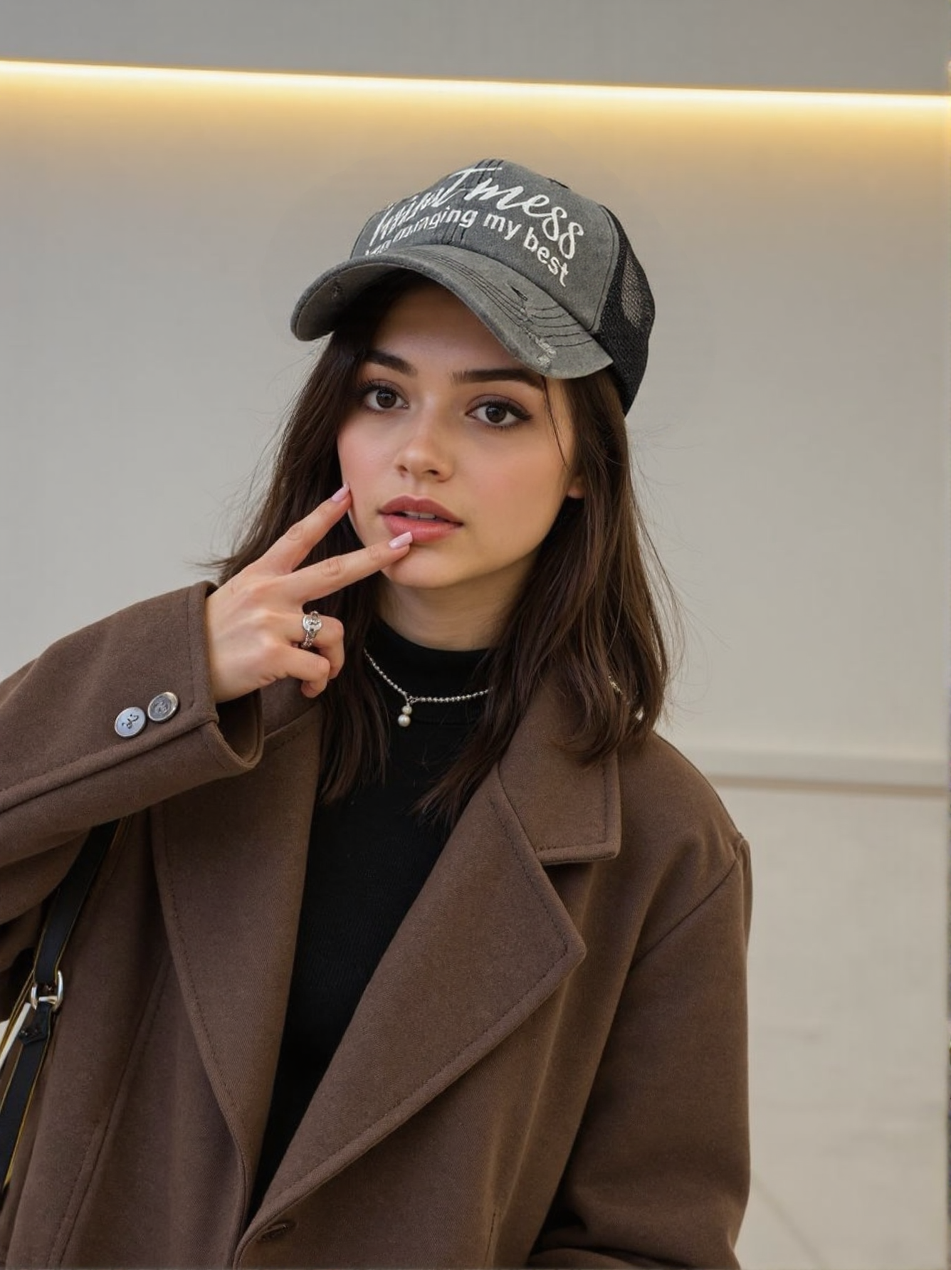 Ponytail Baseball Cap for Women