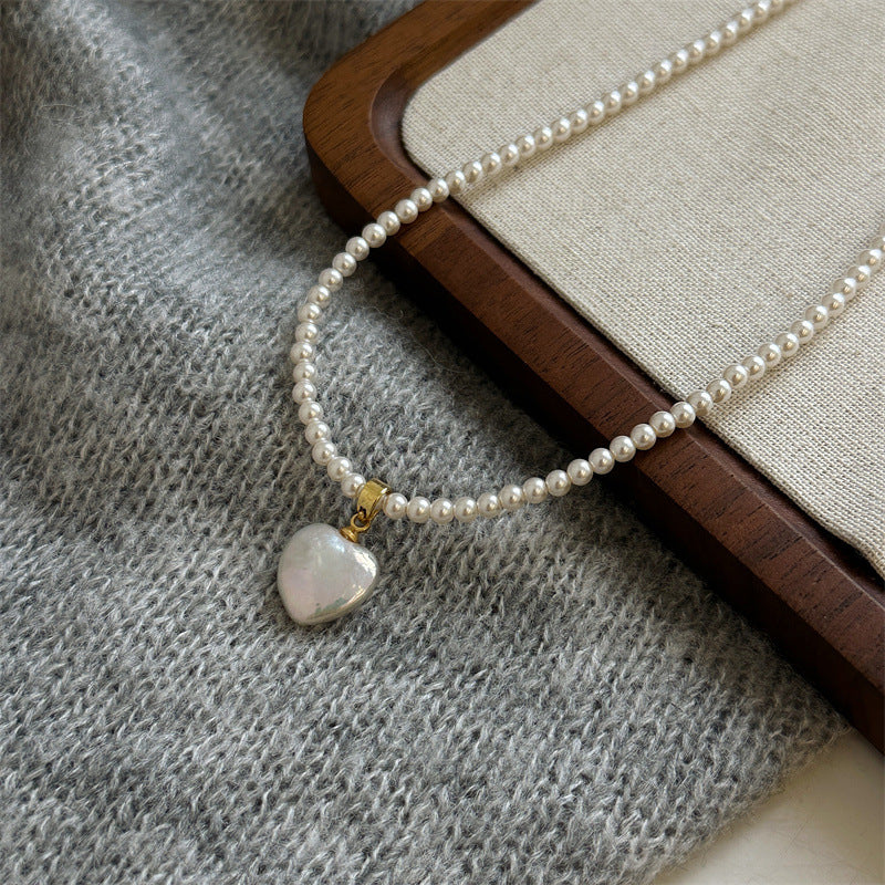 Freshwater Heart-shape Pearl Necklace