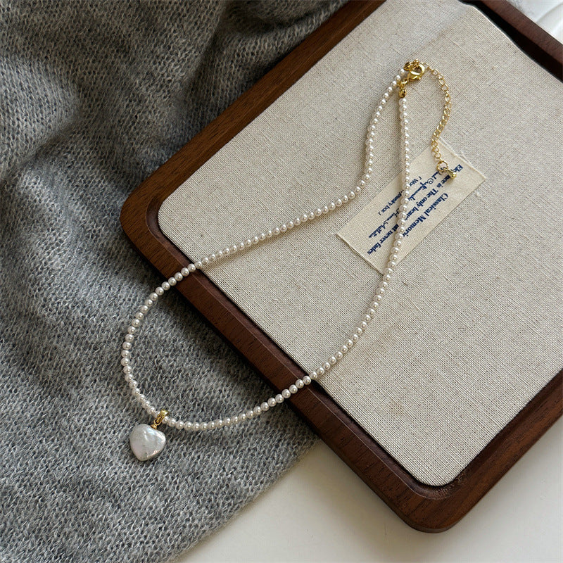 Freshwater Heart-shape Pearl Necklace