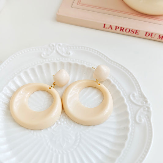 Vintage Acrylic Geometric Earrings